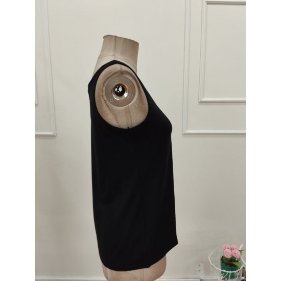 Kadın Askılı Geniş V Yakalı Viskon Bluz , 32385