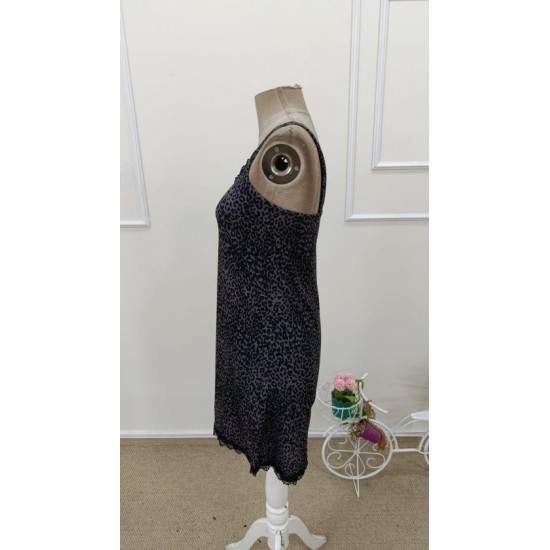 Kadın Askılı V Dantel Yakalı Desenli Kısa Elbise, 32418 Kadın Askılı V Dantel Yakalı Desenli Kısa Elbise, 32418