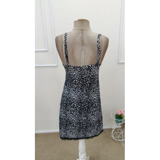 Kadın Askılı V Dantel Yakalı Desenli Kısa Elbise, 32421 Kadın Askılı V Dantel Yakalı Desenli Kısa Elbise, 32421