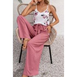 Kadın Askılı V Yakalı Bluz Ve Aerobin Pantolon Ikili Takım , 32441