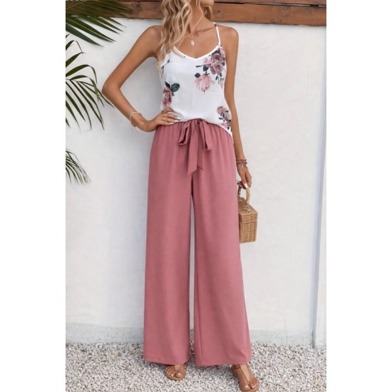 Kadın Askılı V Yakalı Bluz Ve Aerobin Pantolon Ikili Takım , 32441