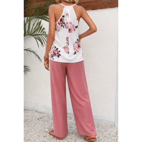 Kadın Askılı V Yakalı Bluz Ve Aerobin Pantolon Ikili Takım , 32441