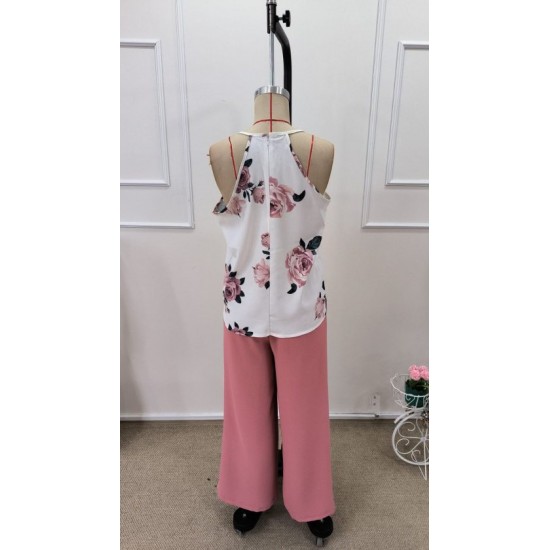 Kadın Askılı V Yakalı Bluz Ve Aerobin Pantolon Ikili Takım , 32441