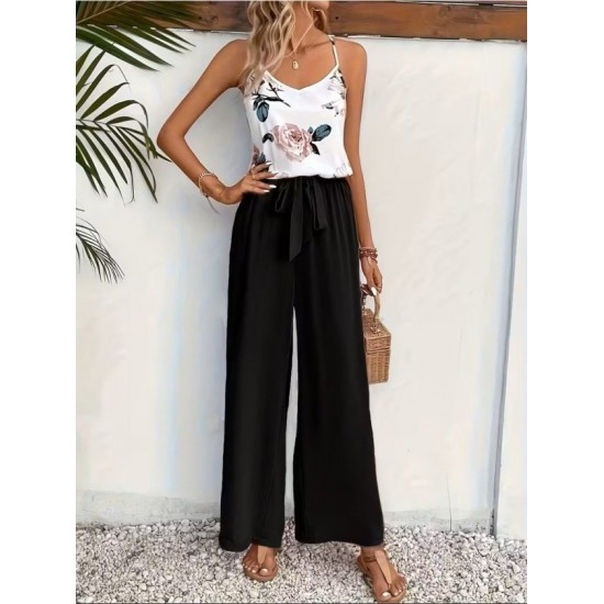 Kadın Askılı V Yakalı Bluz Ve Aerobin Pantolon Ikili Takım , 32439