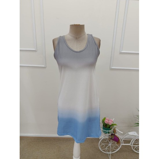 Kadın Askılı Yuvarlak Yakalı Kısa Süprem Elbise , 32455