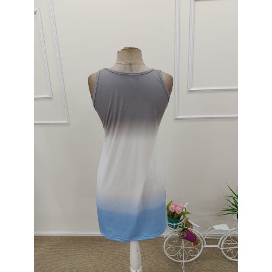 Kadın Askılı Yuvarlak Yakalı Kısa Süprem Elbise , 32455