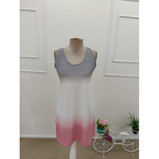 Kadın Askılı Yuvarlak Yakalı Kısa Süprem Elbise , 32454