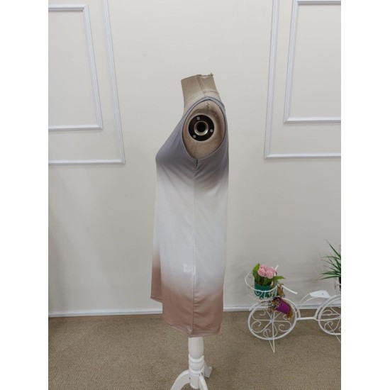 Kadın Askılı Yuvarlak Yakalı Kısa Süprem Elbise , 32452