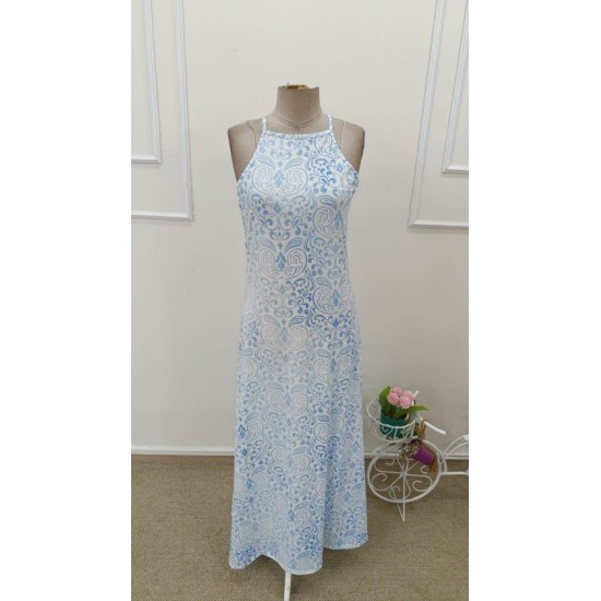 Kadın Omuzlardan Açık Askılı Uzun Süprem Elbise , 32512