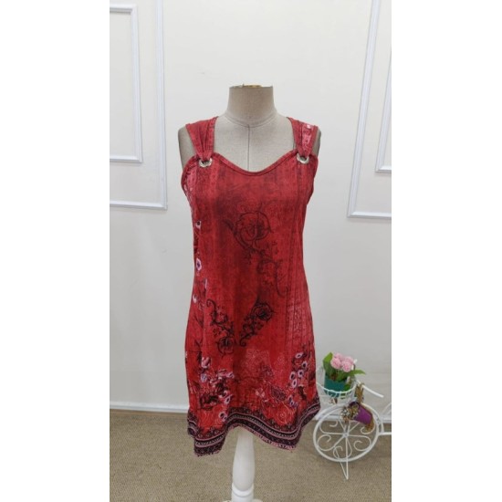 Kadın Askılı V Yakalı Kuş Gözü Detaylı Desenli Kısa Süprem Elbise, 32542 Kadın Askılı V Yakalı Kuş Gözü Detaylı Desenli Kısa Süprem Elbise, 32542