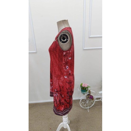 Kadın Askılı V Yakalı Kuş Gözü Detaylı Desenli Kısa Süprem Elbise, 32542 Kadın Askılı V Yakalı Kuş Gözü Detaylı Desenli Kısa Süprem Elbise, 32542