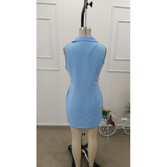 Kadın Askılı Yakalı önden Düğmeli Kısa Atlas Elbise, 32549 Kadın Askılı Yakalı önden Düğmeli Kısa Atlas Elbise, 32549