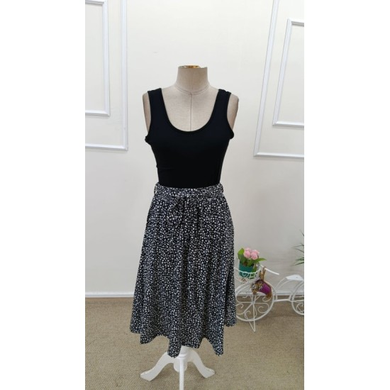 Kadın Askılı Yuvarlak Yakalı üst Viskon Alt Süprem Kısa Elbise , 32543