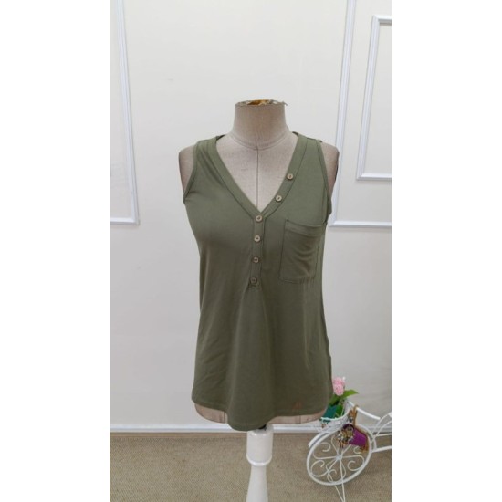 Kadın Askılı önden Düğmeli Viskon Bluz, 32565 Kadın Askılı önden Düğmeli Viskon Bluz, 32565