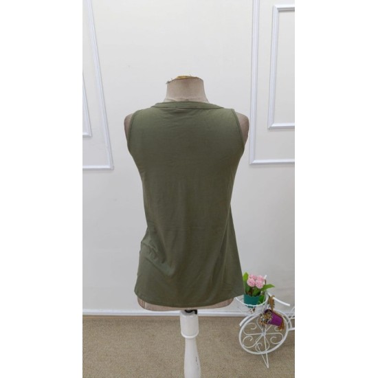 Kadın Askılı önden Düğmeli Viskon Bluz, 32565 Kadın Askılı önden Düğmeli Viskon Bluz, 32565