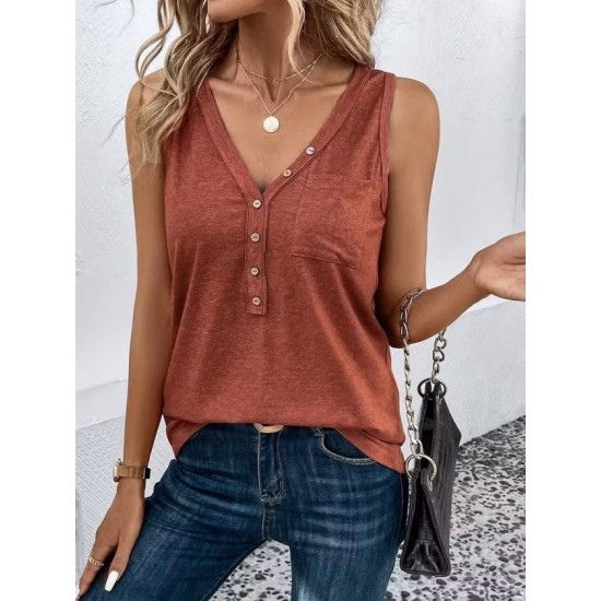 Kadın Askılı önden Düğmeli Viskon Bluz, 32564