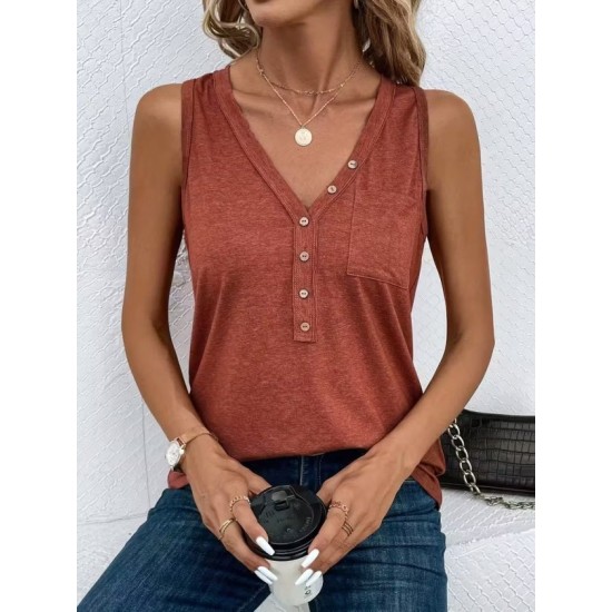 Kadın Askılı önden Düğmeli Viskon Bluz, 32564