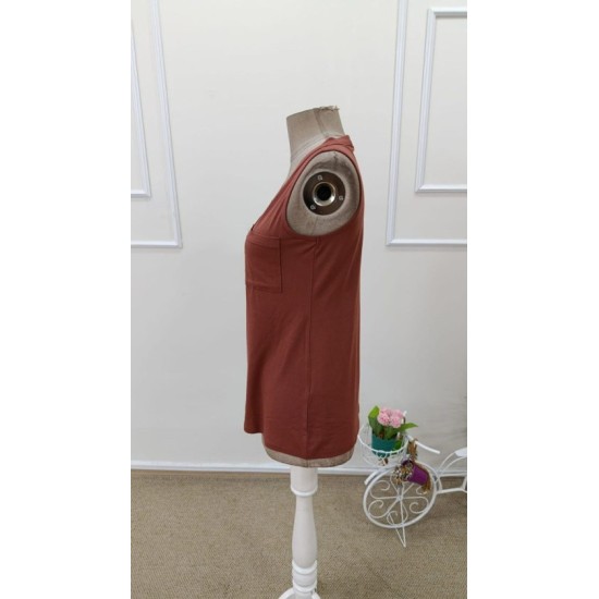 Kadın Askılı önden Düğmeli Viskon Bluz, 32564