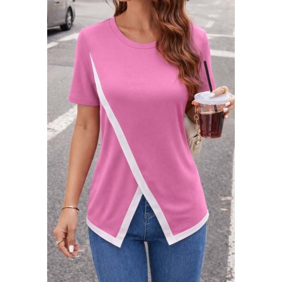 Kadın Kısa Kollu Bisiklet Yaka Viskon Bluz , 32560 Kadın Kısa Kollu Bisiklet Yaka Viskon Bluz , 32560