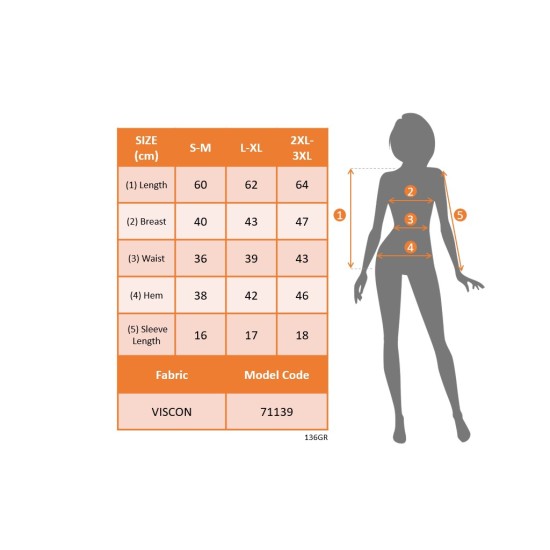 Kadın Kısa Kollu Degaje Yaka Düğme Detay Viskon Bluz, 32567 Kadın Kısa Kollu Degaje Yaka Düğme Detay Viskon Bluz, 32567