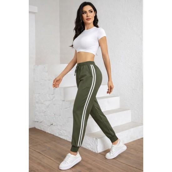 Kadın Yüksek Bel Yanı şerit Detaylı Viskon Iki Iplik Eşofman Altı, 32583 Kadın Yüksek Bel Yanı şerit Detaylı Viskon Iki Iplik Eşofman Altı, 32583