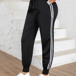 Kadın Yüksek Bel Yanı şerit Detaylı Viskon Iki Iplik Eşofman Altı, 32580 Kadın Yüksek Bel Yanı şerit Detaylı Viskon Iki Iplik Eşofman Altı, 32580