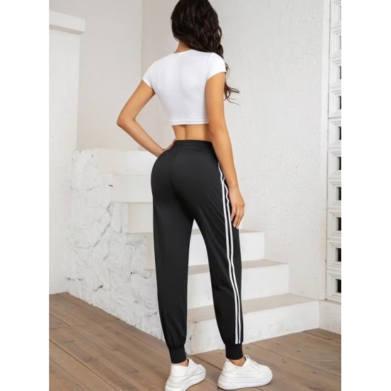 Kadın Yüksek Bel Yanı şerit Detaylı Viskon Iki Iplik Eşofman Altı, 32580 Kadın Yüksek Bel Yanı şerit Detaylı Viskon Iki Iplik Eşofman Altı, 32580