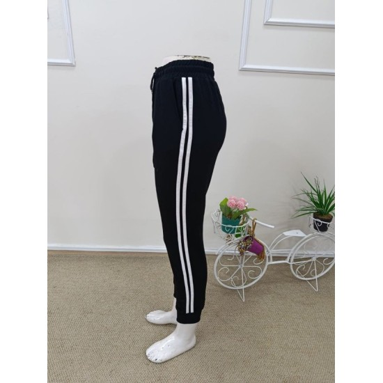 Kadın Yüksek Bel Yanı şerit Detaylı Viskon Iki Iplik Eşofman Altı, 32580 Kadın Yüksek Bel Yanı şerit Detaylı Viskon Iki Iplik Eşofman Altı, 32580