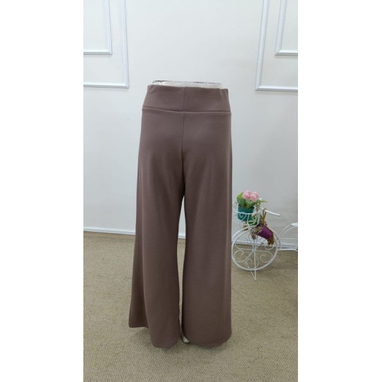 Kadın Yüksek Bel Beli Geniş Paçalı Uzun Janjan Krep Pantolon , 32594 Kadın Yüksek Bel Beli Geniş Paçalı Uzun Janjan Krep Pantolon , 32594