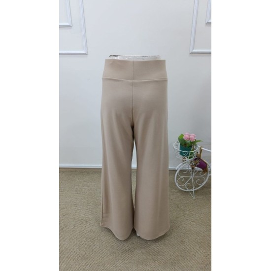 Kadın Yüksek Bel Beli Geniş Paçalı Uzun Janjan Krep Pantolon , 32593 Kadın Yüksek Bel Beli Geniş Paçalı Uzun Janjan Krep Pantolon , 32593