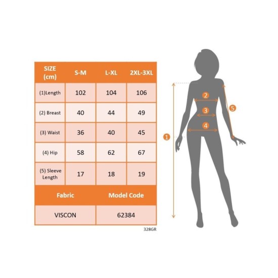 Kadın Kısa Kollu V Yakalı Kiloş Midi Viskon Elbise , 32606