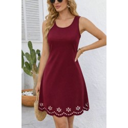 Kadın Askılı Yuvarlak Yakalı çiçek Desenli Ithal Krep Kısa Elbise, 32622