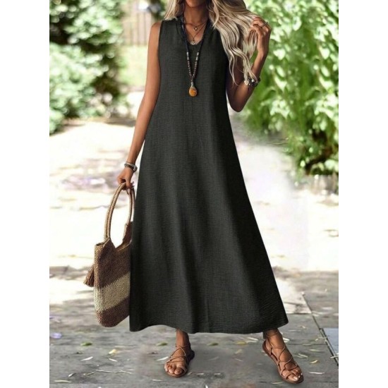 Kadın Askılı V Yakalı Uzun Elbise , 32688