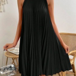 Kadın Balıkçı Yaka Omuzlardan Açık Pılelı Kısa Janjan Krep Elbise, 32731 Kadın Balıkçı Yaka Omuzlardan Açık Pılelı Kısa Janjan Krep Elbise, 32731