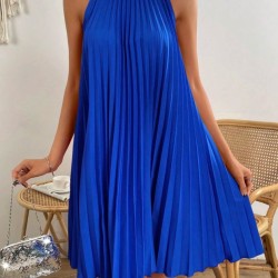 Kadın Balıkçı Yaka Omuzlardan Açık Pılelı Kısa Janjan Krep Elbise, 32733 Kadın Balıkçı Yaka Omuzlardan Açık Pılelı Kısa Janjan Krep Elbise, 32733