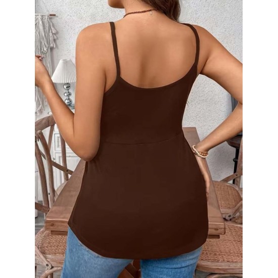 Kadın önden çapraz Askılı Uzun Vıskon Bluz, 32796