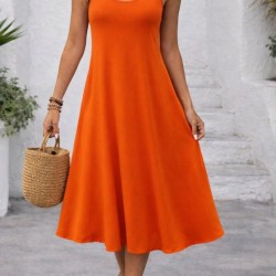 Kadın Askılı Yuvarlak Yakalı Kiloş Uzun Viskon Elbise, 32877