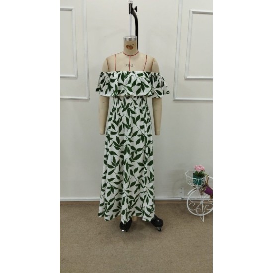 Kadın Madonna Yaka Göğüs Lastikli Yırtmaçlı Uzun Desenli Süprem Elbise, 32872 Kadın Madonna Yaka Göğüs Lastikli Yırtmaçlı Uzun Desenli Süprem Elbise, 32872