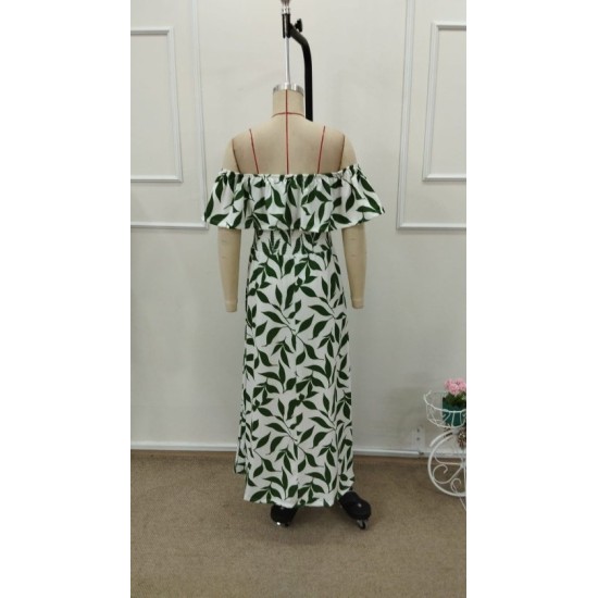 Kadın Madonna Yaka Göğüs Lastikli Yırtmaçlı Uzun Desenli Süprem Elbise, 32872 Kadın Madonna Yaka Göğüs Lastikli Yırtmaçlı Uzun Desenli Süprem Elbise, 32872