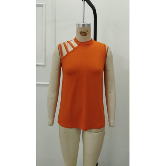 Kadın Omuzdan şerit Detaylı Yarı Balıkçı Yaka Viskon Bluz , 32914