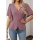 Kadın Kısa Kollu önden Düğmeli Ithal Krep Bluz , 32930