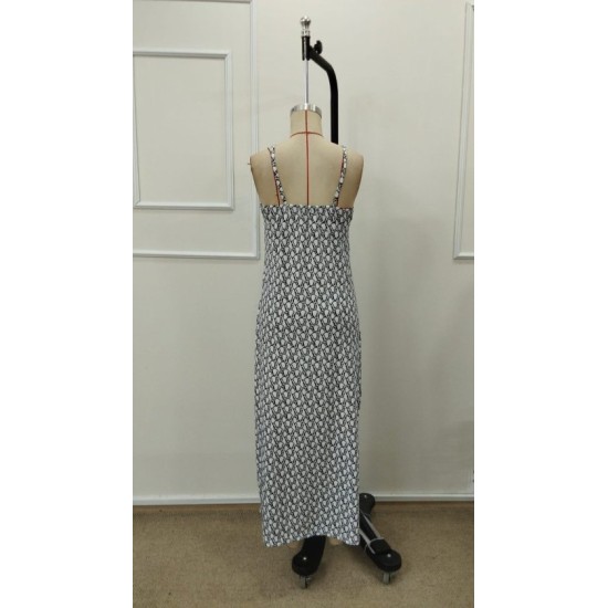 Kadın Ip Askılı V Yakalı Yırtmaçlı Uzun Süprem Elbise, 32918 Kadın Ip Askılı V Yakalı Yırtmaçlı Uzun Süprem Elbise, 32918