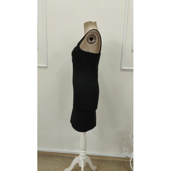 Kadın Askılı V Dantel Yakalı Kısa Dalgıç Elbise, 32932